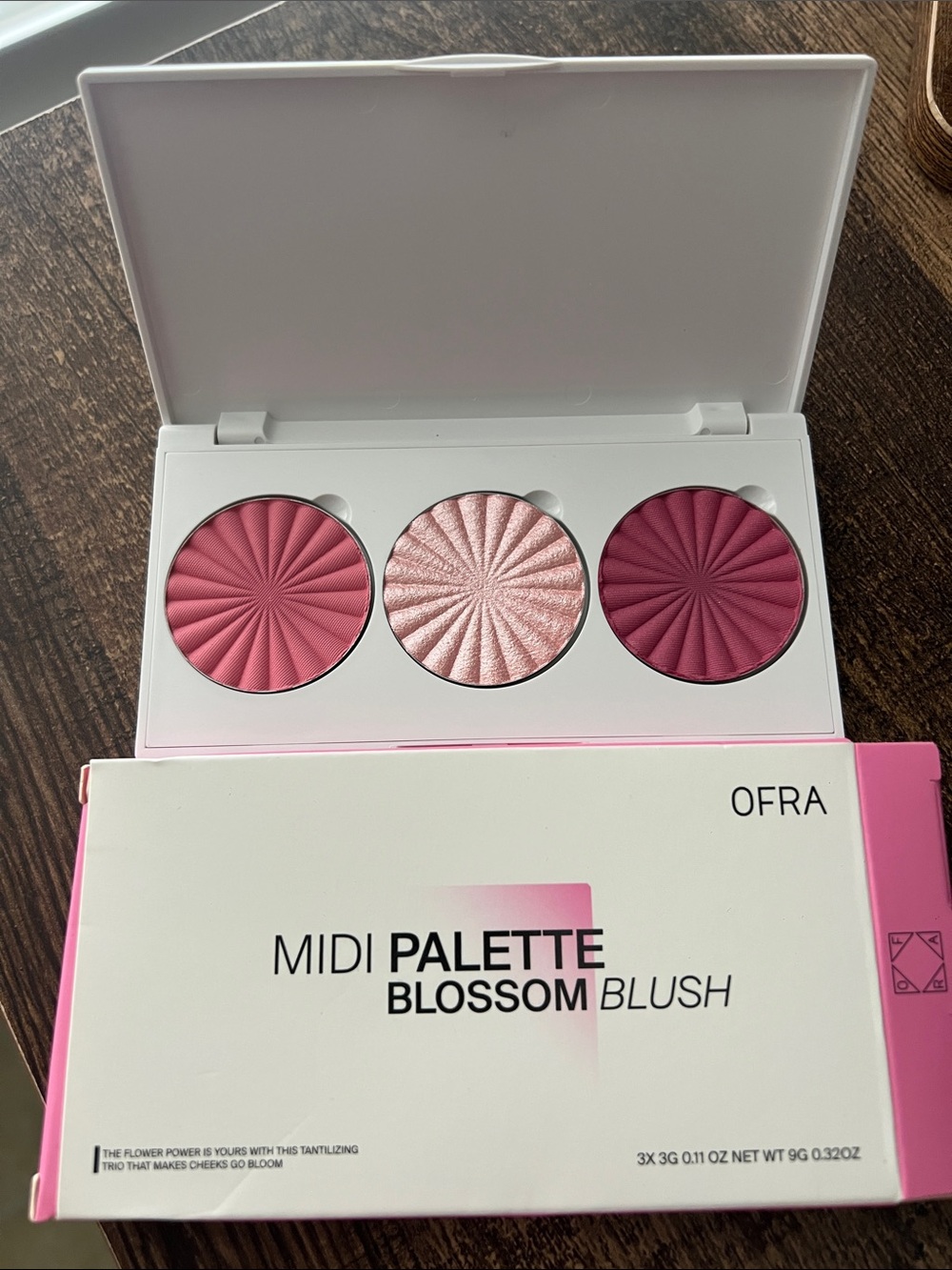 OFRA Blossom Blush Trio — Soft Pink, Rose, Deep Berry